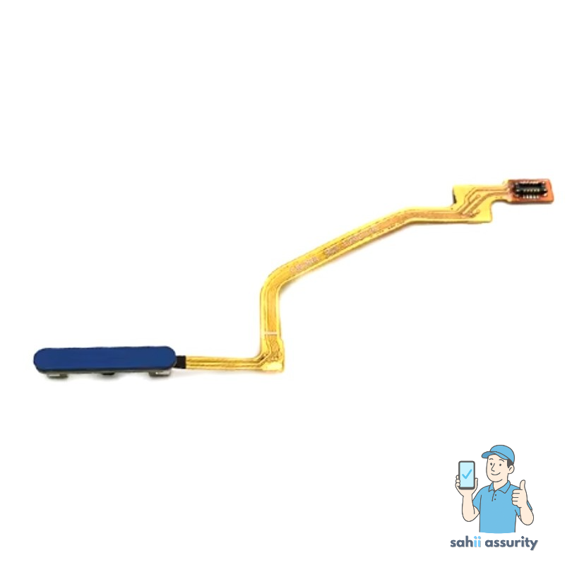 Fingerprint Sensor with Flex Cable for Xiaomi Poco M2 Pro Blue